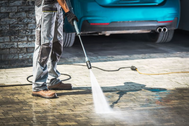 Garage Floor Power Washing